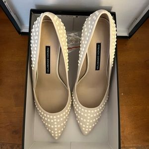 Never Worn French Connection White Pumps size 10